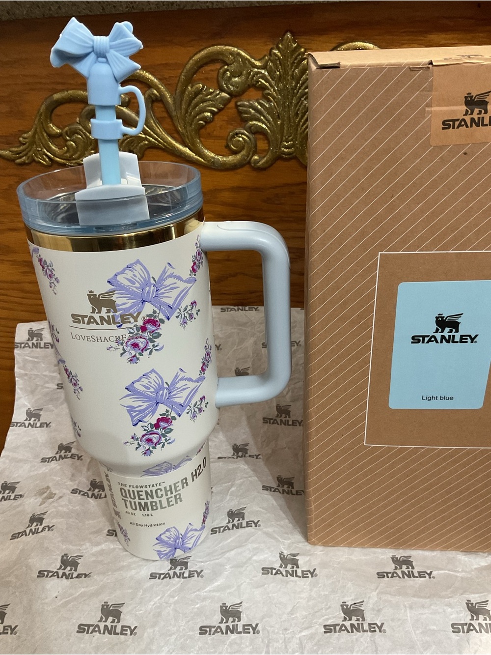 Stanley Loveshack Fancy blue violet bows 40oz